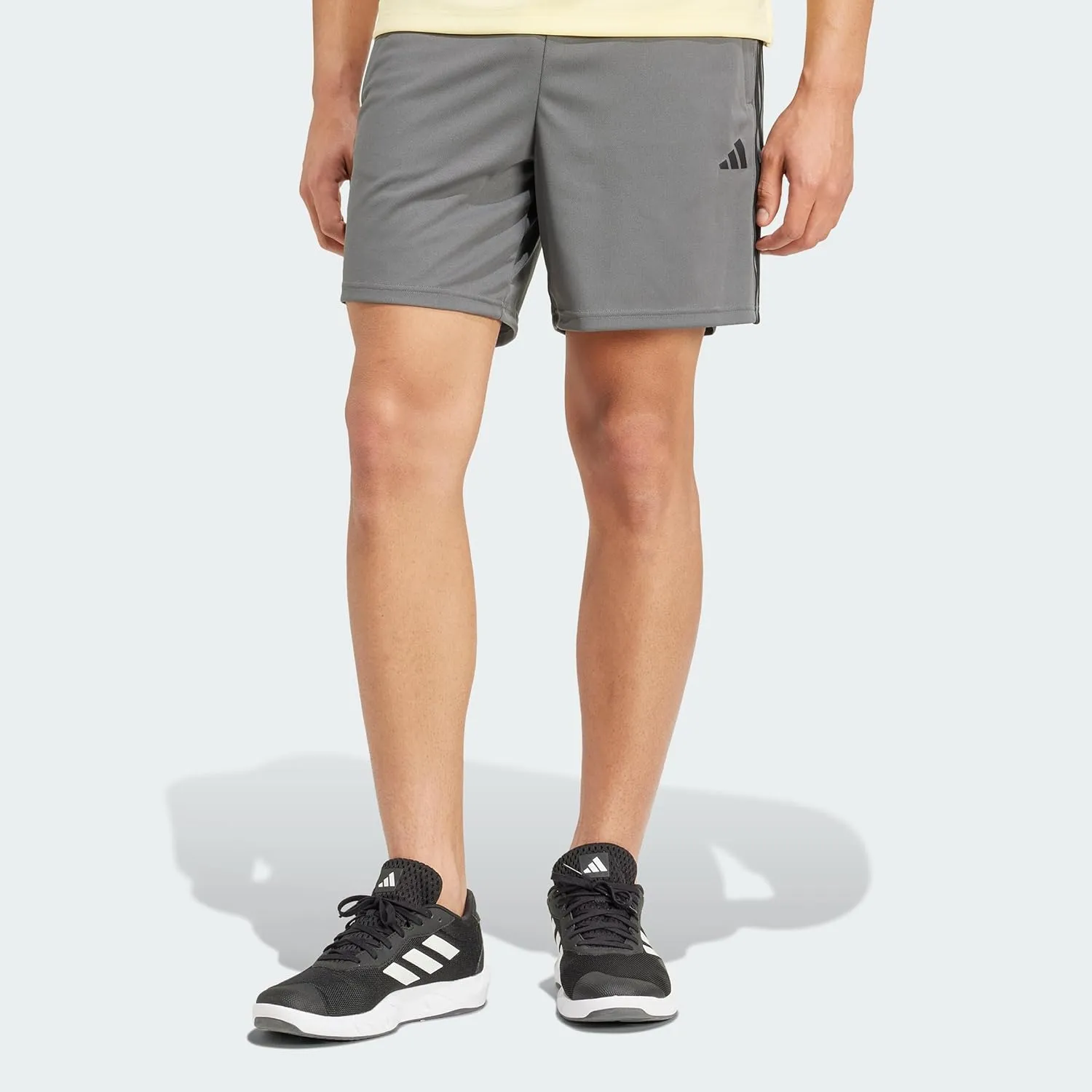 adidas Men's Train Essentials Piqu?? 3-Stripes Shorts