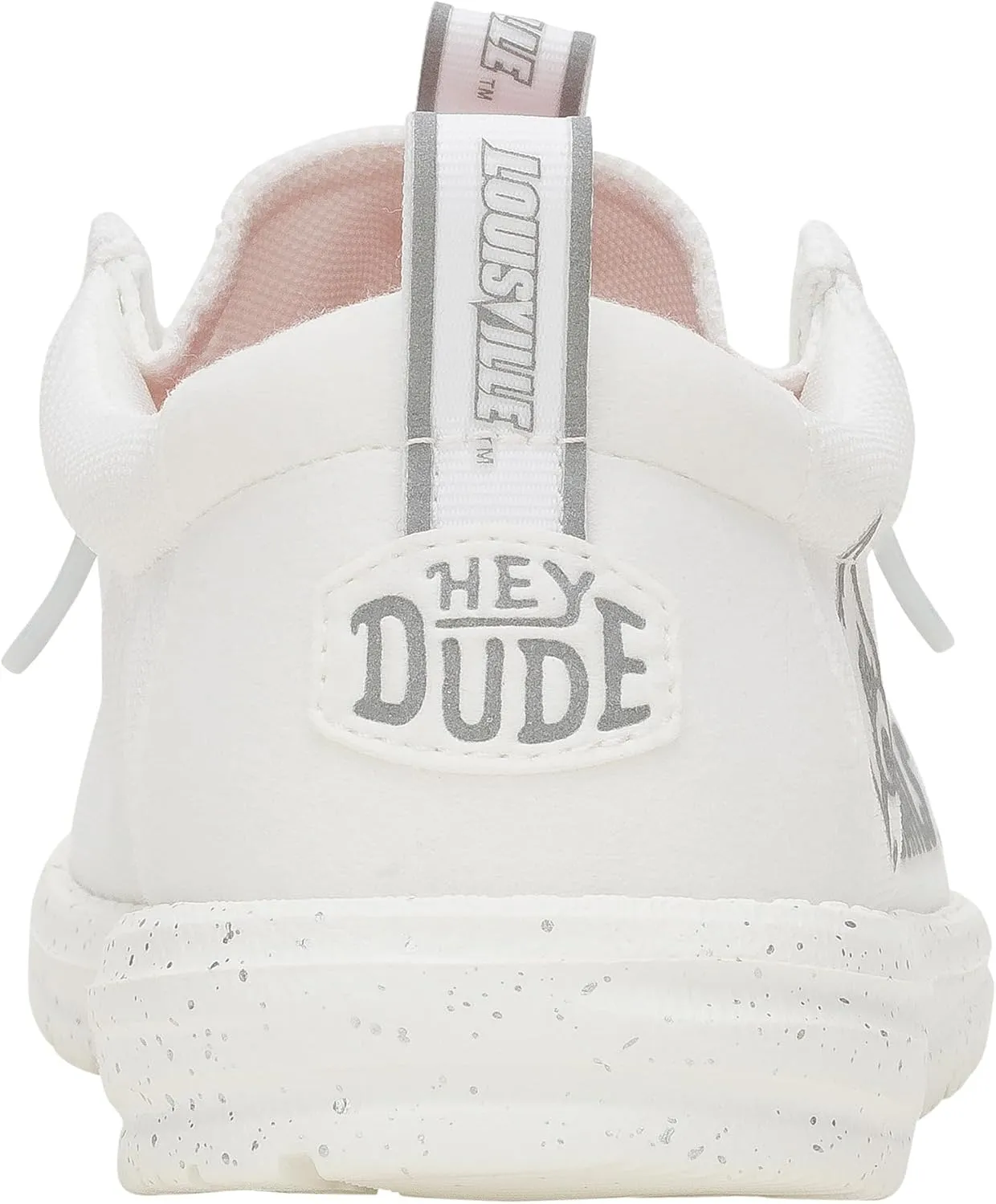HEYDUDE Wally Collegiate Whites, Men??s Shoes, Men's Slip-on Loafers, Comfortable & Light-Weight