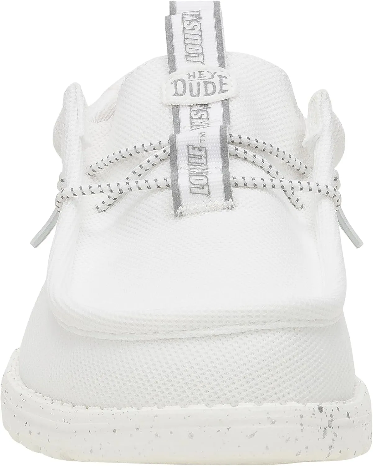 HEYDUDE Wally Collegiate Whites, Men??s Shoes, Men's Slip-on Loafers, Comfortable & Light-Weight