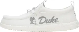 HEYDUDE Wally Collegiate Whites, Men??s Shoes, Men's Slip-on Loafers, Comfortable & Light-Weight
