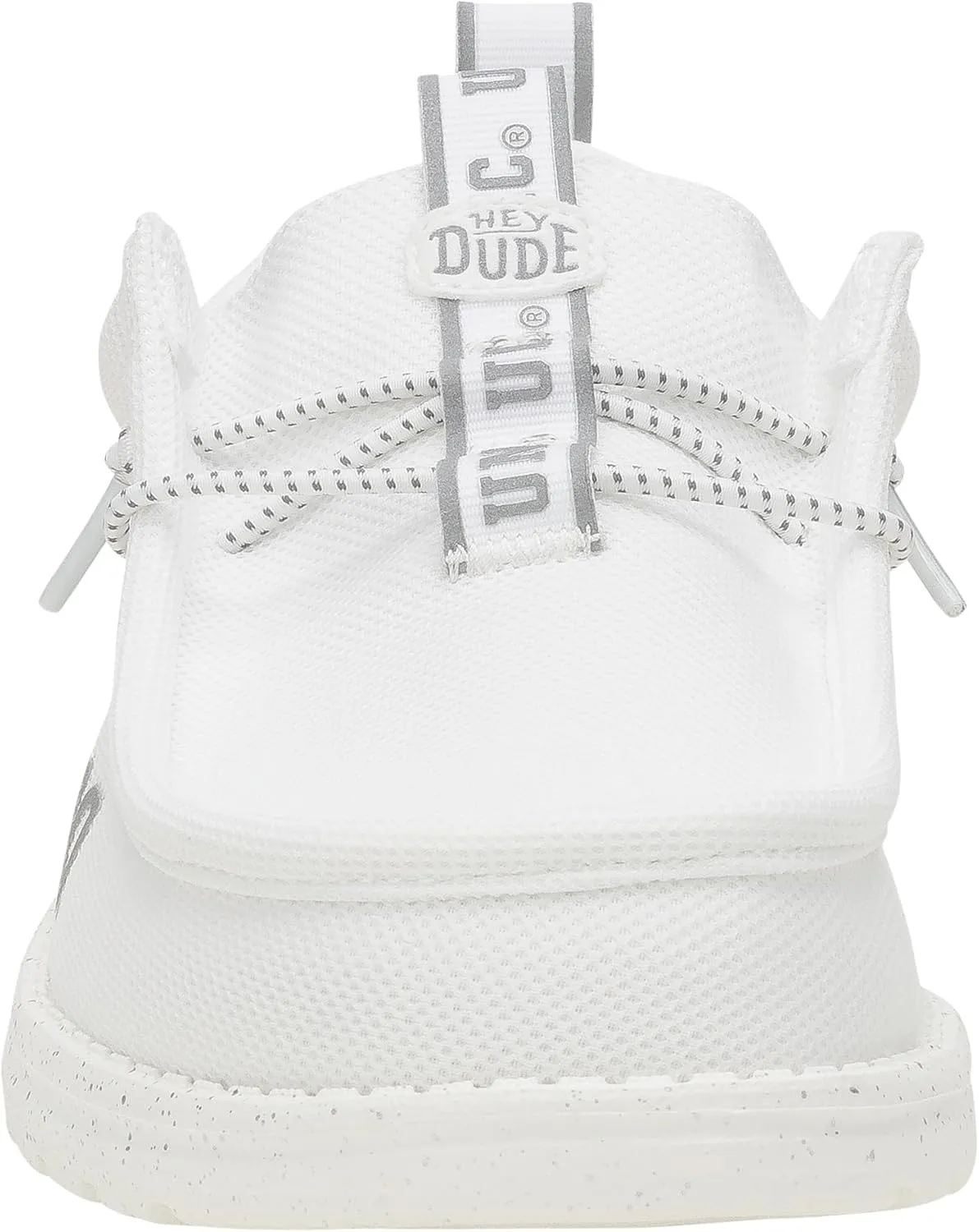 HEYDUDE Wally Collegiate Whites, Men??s Shoes, Men's Slip-on Loafers, Comfortable & Light-Weight