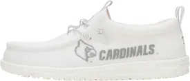 HEYDUDE Wally Collegiate Whites, Men??s Shoes, Men's Slip-on Loafers, Comfortable & Light-Weight