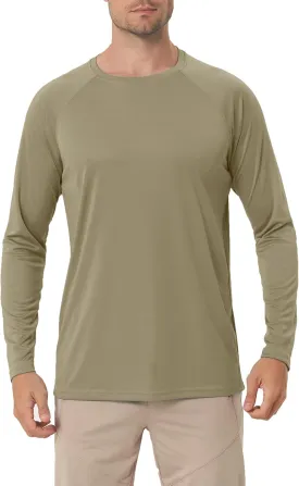 Men's Sun Protection Hoodie Rash Guard Shirts Long Sleeve UPF 50  Swim Fishing Shirt with Hood Lightweight UV SPF