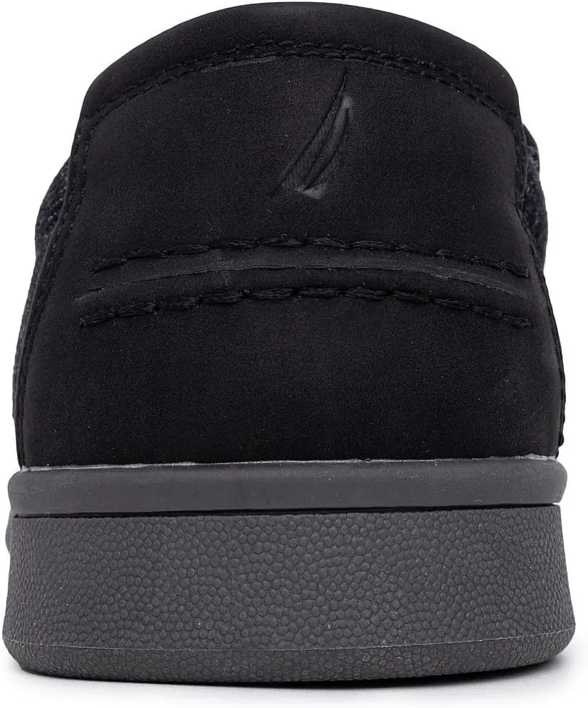 Nautica Men's Slip-On Loafers Casual Moc Toe Sneakers Boat Shoes Slipper for Men  Lightweight & Comfortable - Derwin