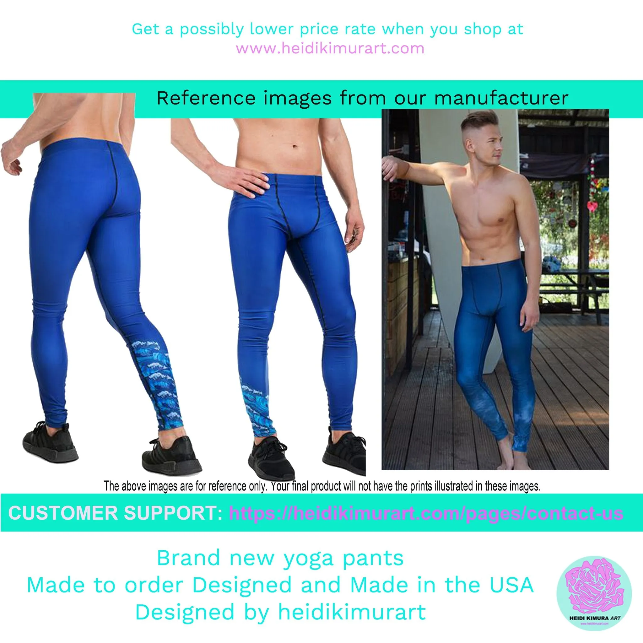 Red Blue Tie Dye Meggings, Best July 4th Men's Costume Party Leggings For Men-Made in USA/EU/MX