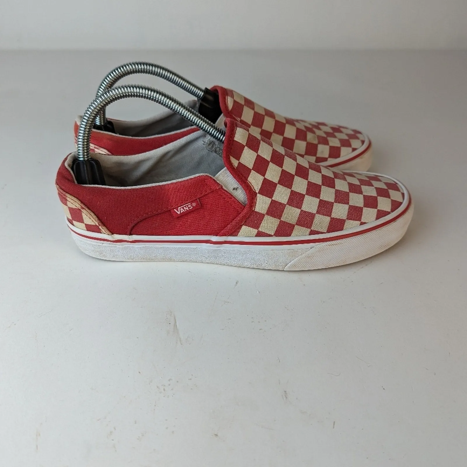 Vans Checkerboard Slip Ons Sneakers / 9.5