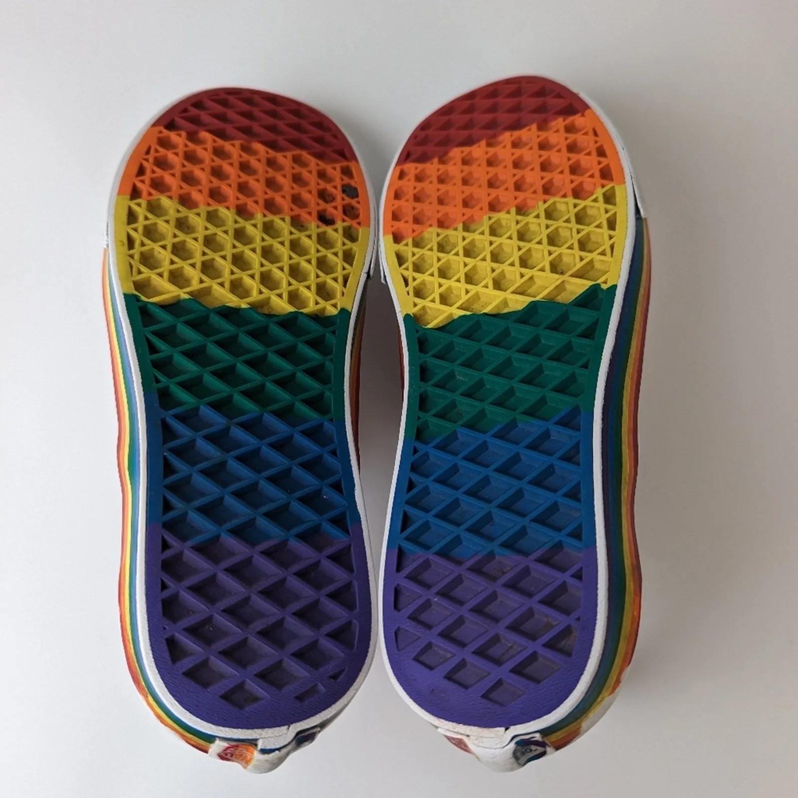Vans Pride Rainbow Slip Ons - 6.5