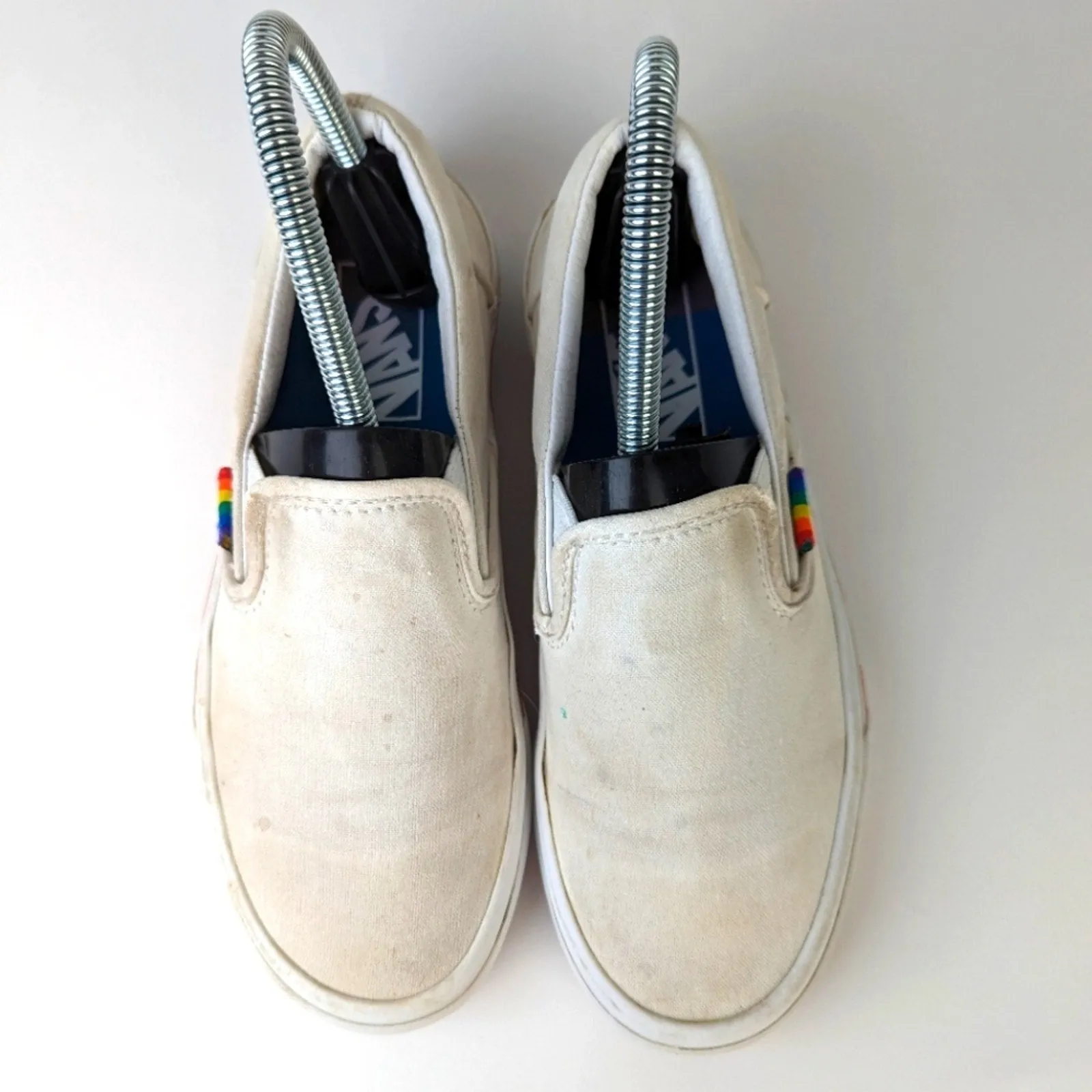Vans Pride Rainbow Slip Ons - 6.5